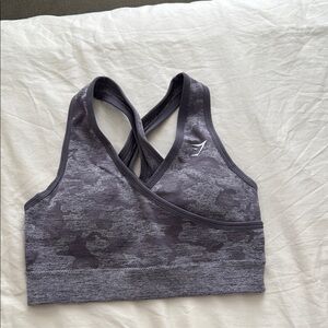 Purple Camo Sports Bra